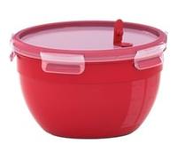 EMSA N10606 Rond Boîte 2,6 L Rouge, Transparent 1 pièce(s)
