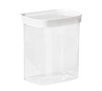 EMSA Optima Trockenvorratsdose Rechteckig, Hochformat, Vorratsdose, Frischhaltedose, Kunststoff, Transparent / Weiß, 1.6 L, N11420
