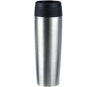 Emsa N20219 Travel Mug Classic Gobelet isotherme 0,5 l | Bouchon à vis confortable | Acier inoxydable | 6 h chaud et froid 12 h | 100% étanche | Passe au lave-vaisselle | Ouverture à 360° | Acier