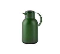 Emsa N4012100 Samba Verseuse isotherme avec fermeture Quick Press Translucide/vert foncé 1,5 l 12 h et 24 h