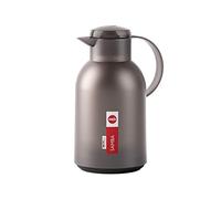 Emsa N4012200 Samba Verseuse isotherme avec fermeture Quick Press Translucide/Taupe 1,5 l 12 h et 24 h