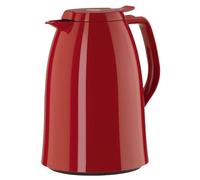 Emsa Pichet Isotherme, 1 Litre, Fermeture Quick Press, 100% Hermétique, Rouge Brillant, Mambo, 517007