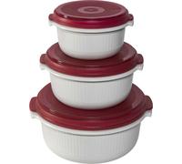 EMSA 518999 boîte hermétique alimentaire Rouge, Blanc 3 pièce(s)