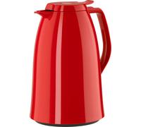 Emsa Pichet Isotherme, 1,5 Litres, Fermeture Quick Press, 100% Hermétique, Rouge Brillant, Mambo, 517011