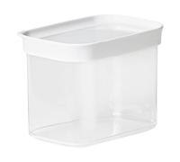 EMSA Optima Rectangulaire contenant 1 L Transparent, Blanc 1 pièce(s) Blanc G