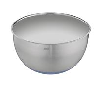 Emsa Prep&Bake K3272234 Bol mélangeur en acier inoxydable avec bord verseur empilable et fond antidérapant bleu 22 cm