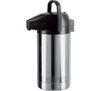 Emsa President Verseuse à pompe, acier inoxydable/noir, 3 L, 637301600