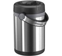 Emsa 509245 Conteneur alimentaire isotherme, Enjoy Mobile, 1,7 litre, avec 2 inserts alimentaires, 100 % étanche, mobilité, noir/anthracite