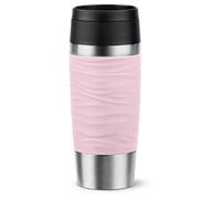 Emsa Travel Mug Waves 36 Ml Rose, Acier Inoxydable