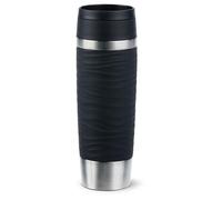 Emsa Travel Mug Waves Grande 500 Ml Noir, Acier Inoxydable