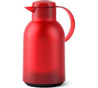 EMSA Verseuse isolante Samba Quick Press, 1,5 litre, rouge translucide
