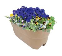 Emsco Bloomer empilable Fleur Tour Pot de Fleurs - Peut contenir jusqu'à 9 Plantes - Idéal Aussi Bien à l'intérieur et à l'extérieur - Terra Cotta Jardinière à Fixer sur Un Rail Sable