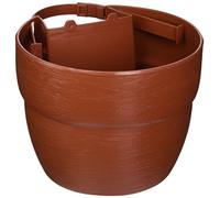 EMSCO Bloomers Poste Maceta - Opciones de instalación permanente y temporal - Jardín en espacios no tradicionales - Terra Cotta