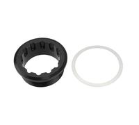 EMSea 1 Couvercle de Volant d'inertie de Vélo 12 Vitesses Couvercle de Verrouillage de Volant d'inertie avec Entretoise Compatible avec Shimano M7100 M8100 M9100 M6100 30,5 X 26 X 12 Mm Noir