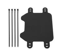 EMSea 1 Ensemble de Plaques Immatriculation Avant de Moto Couvercle de Plaque Immatriculation Avant en Plastique Noir Compatible avec sur-Ron Light Bee X Lbx Ebike