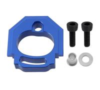 EMSea 1 Ensemble de Supports de Moteur Réglables en Aluminium Bleu avec Vis de Collier de Bride de Cale Compatible avec Arrma Granite Et Compatible avec Typhon Grom 1/18 Monster Truck
