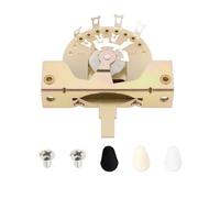 EMSea 1 Interrupteur à Lame à 5 Voies CRL avec Vis à Capuchon Compatible avec Stratocaster pour Guitare avec Configuration à Trois Micros