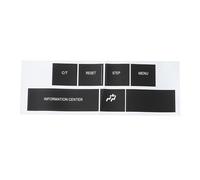 EMSea 1 Jeu d'autocollants de Réparation pour Boutons de Tableau de Bord Compatible avec Chrysler Compatible avec Jeep Cherokee Commander 05-09