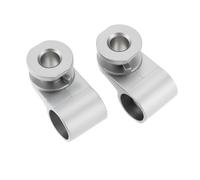 EMSea 1 Paire de Charni¨¨res M¨¦talliques Pivotantes Gauche/Droite Compatible avec Bo-se QuietComfort QC35 Casque Argent