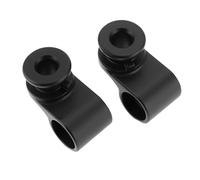 EMSea 1 paire de charnières métalliques pivotantes gauche droite compatible avec casque Boses QuietComfort QC35 Noir