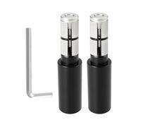 EMSea 1 paire de rallonges de guidon de vélo en alliage d'aluminium pour guidon de VTT 91 x 22,2 mm Rehausseur de potence de vélo 15-20 mm Noir