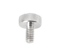 EMSea 1 vis de fixation pour siège de moto, coussin de siège, boulon, écrou de selle compatible avec Ha-rley Sportster 96-17 6 x 16,5 x 19 mm, argent