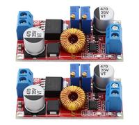 EMSea 2 Pièces 5A DC-DC Convertisseur Buck Réglable 51x26.3x14.3mm 5V-32V Convertisseur Abaisseur Convertisseur de Puissance LED Module de Carte de Charge Abaisseur