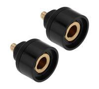 EMSea 2 Pièces Adaptateur en Laiton 10/25 Mâle à 35/50 Femelle Connecteur d'adaptateur de Machine à Souder en Laiton pour Machine à Souder Machine de Découpe Plasma