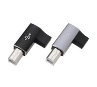 EMSea 2 Pièces Adaptateur USB C Femelle vers MIDI Mâle Adaptateur USB C Femelle vers Midi 90 Degrés Compatible avec Les Imprimantes MIDI Pianos électriques Synthétiseurs Microphones USB