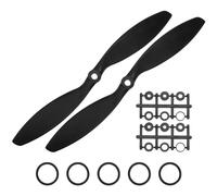 EMSea 2 Pièces Hélices CCW en Nylon 8038 Compatibles avec Radiolink A560 Avions Conçues pour Les Moteurs 2204KV-2206KV Noire