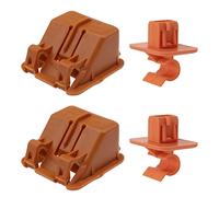 EMSea 2 Set Clip de Tige de Capot de Voiture Retenue de Capot en Plastique 1U0823570A Fixation de Tige de Support de Capot Compatible avec Fabia Octavia MK2 2004-2013