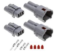 EMSea 2 Sets Connecteurs de Moto 2 Broches Compatible avec Sumitomo MT090 Compatible avec Yamaha Compatible avec Prise de Connecteur Automobile Étanche Triumph