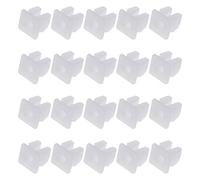 EMSea 20x œillets de Vis Véhicule Insérer des Écrous Expansibles en Plastique Clip de Fixation Universels pour Bateau Voiture Trou 7x7mm