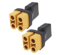 EMSea 2pcs Adaptateurs Parallèles 1 Mâle vers 2 Femelles XT90 Connecteurs Parallèles Mâle vers Femelle pour Quadricoptères Multirotors Batterie Lipo