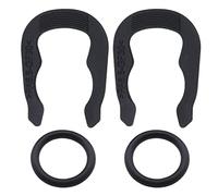 EMSea 2pcs Clips en U et 2pcs Joints Toriques pour Capteur de Température Liquide de Refroidissement Numéro de Pièce 032121142 N90316802 Pièces de Rechange Automobiles, Noir