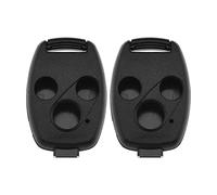 EMSea 2pcs Coque de istance de Voiture à 3 Boutons Compatible avec Accord Civic Accessoires Automobiles de Boîtier de Porte-clés de Remplacement