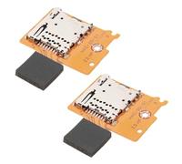 EMSea 2PCS TF SD Card Slot Socket Reader SD Card Reader Board TF SD Card Slot Remplacement Pièce de Réparation Compatible avec Nintendo Switch Carte Mémoire