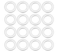 EMSea 30pcs Rondelles Plates en Acier Inoxydable 304 pour Charnière de Porte Ronde Joint pour Porte de Levage Vis de Porte équilibrée Boulons 10 X 16 X 1 Mm Argent