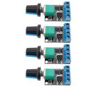 EMSea 4 Pièces PWM DC5V-16V 10A Régulateur Vitesse Moteur Régulateur Tension Régulateur Vitesse en Continu Adapté pour Moteur à Courant Continu Ventilateur Pompe à Oxygène d'aquarium