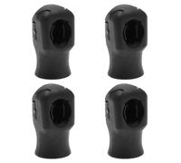 EMSea 4 Pièces Raccord d'extrémité Ressort Connecteur Ressort Hayon Connecteur Ressort Pneumatique Hayon Voiture Plastique Caravanes Conversion Voiture Capot Démarrage M6x9.5mm pour rotule de 10 mm