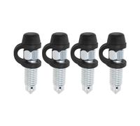 EMSea 4 sets Vis de Purge d'étrier Frein de Moto Vis de Mamelon de Purge M7x1mm avec Capuchon Anti-poussière Compatible avec Suzuki Compatible avec Honda