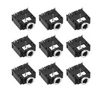 EMSea 40pcs PJ-307 3.5mm Stéréo Jack Socket 5 Broches PCB Mount Femelle Audio Connecteur Prise Casque pour Lecteurs Multimédia MP3 / MP4 Audio et Vidéo Équipement Ordinateurs Portables