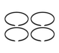 EMSea 4pcs Jeu de Segments de Piston Compatible avec FS160 Accessoires de Cylindre Scie à Chaîne Tondeuse à Gazon Avion Agricole Noir 35x1,5 mm