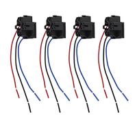 EMSea 4pcs Voiture Lumière Prise Phare Fil Harnais Adaptateur H4 12V Socket Câblage Harnais Connecteur Adaptateur Remplacement pour Support de Lampe de Voiture