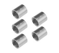 EMSea 5pcs 304 Connecteur Droit en Acier Inoxydable 1/2 Pouce Femelle à 1/2 Pouce Femelle Connecteur de Raccords de Tuyauterie pour la Conversion de Connexion de Tuyau