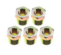 EMSea 5pcs Jeu de Raccords BSP à Douille Filetée 1/8 Femelle à 3/8 Mâle Hex Serrage Remplacement