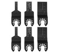 EMSea 6pcs Lames de Scie Lame de Scie Oscillante 10mm/20mm/34mm Lame de Scie Multimaster Outil Oscillant Accessoires pour Métal Souple Bois Plastique