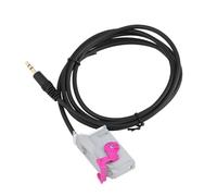 EMSea Adaptateur de Câble AUX Jack 3,5 Mm pour Voiture 1,5 M Compatible avec Audi A2 A3 A4 A6 A8 TT Et R8 avec Système de Navigation RNS-E Plus.
