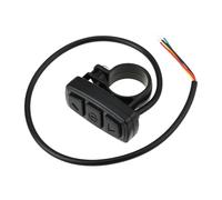 EMSea Boîtier de Commande pour Vélo électrique 4 Fils 22,2 Mm avec 3 Boutons Compatible avec KT LCD3 (29,5 Cm)