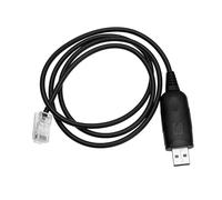 EMSea Câble de Programmation USB 80 Cm 8 Broches Tête en Cristal vers Prise USB Câble de Programmation Compatible avec Anytone Les émetteurs-récepteurs Mobiles AT-5888UV AT-778UV